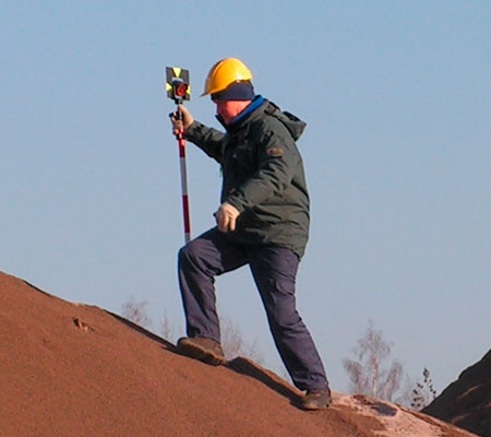 Geodeetilised tööd ehitusplatsil Image